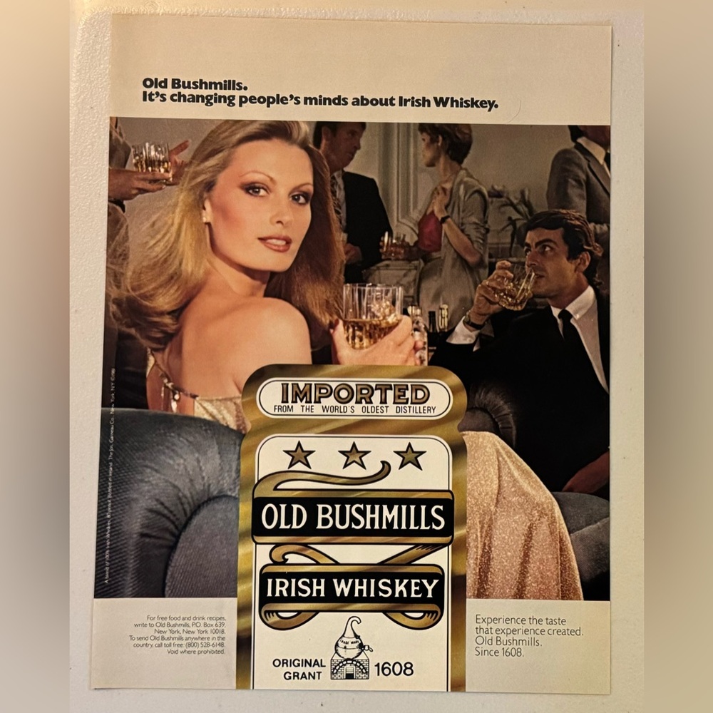5/$20 Old Bushmills 1981 Print (Life Magazine print)